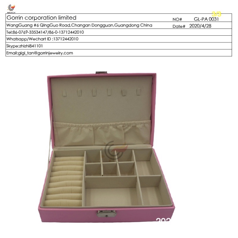 GL-PA0031 Pudełko do przechowywania biżuterii